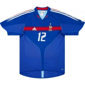 Koszulka Francja 2004 Mistrzostwa Europy Domowa