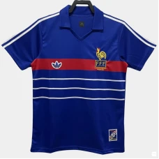 Koszulka Francja Retro 1984 Domowa Męska