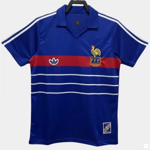 Koszulka Francja Retro 1984 Domowa Męska