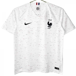 Koszulka Francja World Cup Retro 2018 Wyjazdowa Męska