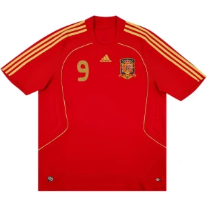 Koszulka Hiszpania 2008 Mistrzostwa Europy Domowa