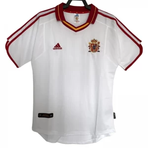 Koszulka Hiszpania Retro 2000 Wyjazdowa Męska