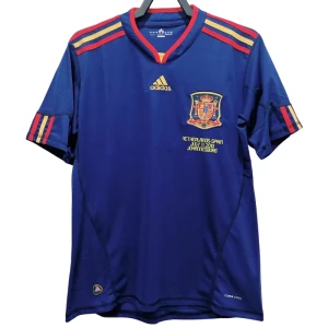 Koszulka Hiszpania Retro 2010 Wyjazdowa Męska