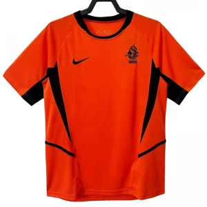 Koszulka Holandia Retro 2002 Domowa Męska