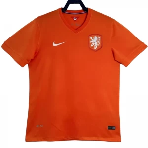 Koszulka Holandia Retro 2014 Domowa Męska