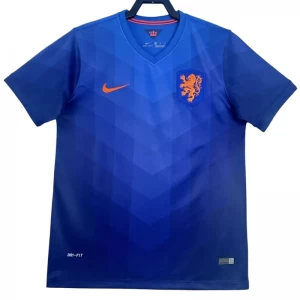 Koszulka Holandia Retro 2014 Wyjazdowa Męska