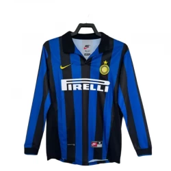 Koszulka Inter Mediolan Retro 1998-99 Domowa Męska Długi Rękaw