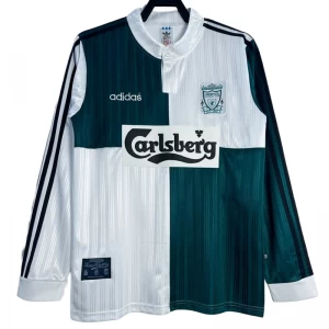 Koszulka Liverpool FC Retro 1995-96 Wyjazdowa Męska Długi Rękaw