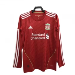 Koszulka Liverpool FC Retro 2010-11 Domowa Męska Długi Rękaw
