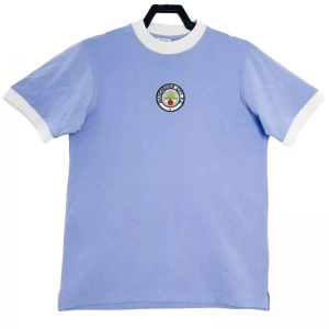 Koszulka Manchester City Retro 1972-73 Domowa Męska