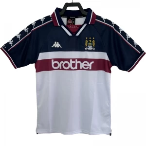 Koszulka Manchester City Retro 1997-98 Wyjazdowa Męska