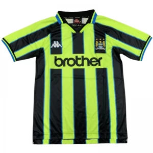 Koszulka Manchester City Retro 1998-99 Wyjazdowa Męska