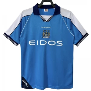 Koszulka Manchester City Retro 1999-01 Domowa Męska