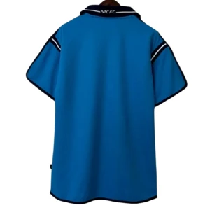 Koszulka Manchester City Retro 2001-02 Domowa Męska