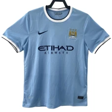 Koszulka Manchester City Retro 2013-14 Domowa Męska