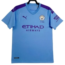 Koszulka Manchester City Retro 2019-20 Domowa Męska