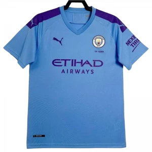 Koszulka Manchester City Retro 2019-20 Domowa Męska