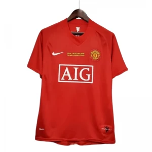 Koszulka Manchester United Champions League Final Retro 2008-09 Domowa Męska