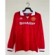 Koszulka Manchester United Retro 1992-94 Domowa Męska Długi Rękaw