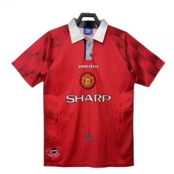 Koszulka Manchester United Retro 1996-97 Domowa Męska