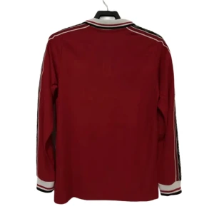 Koszulka Manchester United Retro 1998-99 Domowa Męska Długi Rękaw