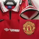 Koszulka Manchester United Retro 1998-99 Domowa Męska