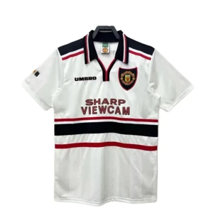 Koszulka Manchester United Retro 1998-99 Wyjazdowa Męska