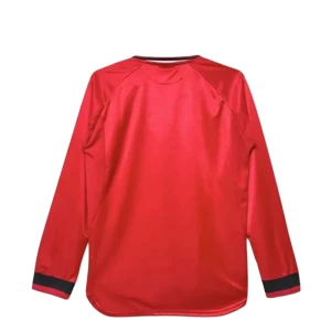 Koszulka Manchester United Retro 1999-00 Domowa Męska Długi Rękaw