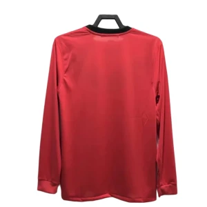 Koszulka Manchester United Retro 2009-10 Domowa Męska Długi Rękaw