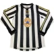 Koszulka Newcastle United Retro 1997-99 Domowa Męska Długi Rękaw