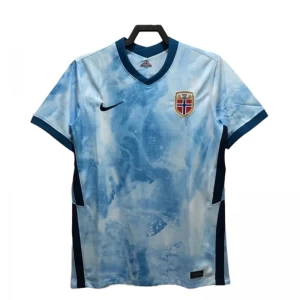 Koszulka Norwegia Retro 2021 Wyjazdowa Męska