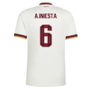 Koszulka Piłkarska A. Iniesta #6 Hiszpania Mistrzostwa Świata 2026 Wyjazdowa Męska