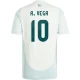 Koszulka Piłkarska A. Vega #10 Meksyk Copa America 2024 Wyjazdowa Męska