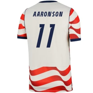 Koszulka Piłkarska Aaronson #11 USA Mistrzostwa Świata 2026 Domowa Męska