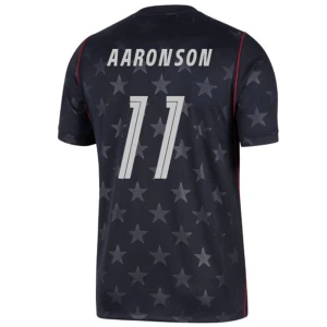 Koszulka Piłkarska Aaronson #11 USA Mistrzostwa Świata 2026 Wyjazdowa Męska