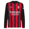 Koszulka Piłkarska AC Milan 2025-26 Domowa Męska Długi Rękaw