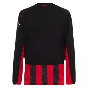 Koszulka Piłkarska AC Milan 2025-26 Domowa Męska Długi Rękaw