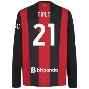 Koszulka Piłkarska AC Milan Andrea Pirlo #21 2026-27 Domowa Męska Długi Rękaw
