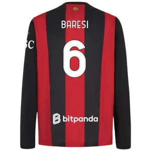 Koszulka Piłkarska AC Milan Baresi #6 2026-27 Domowa Męska Długi Rękaw