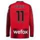Koszulka Piłkarska AC Milan Christian Pulisic #11 2023-24 Domowa Męska Długi Rękaw