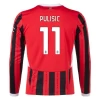 Koszulka Piłkarska AC Milan Christian Pulisic #11 2024-25 Domowa Męska Długi Rękaw