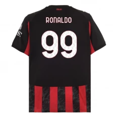 Koszulka Piłkarska AC Milan Cristiano Ronaldo #99 2025-26 Domowa Męska