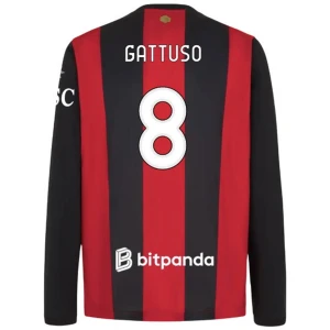 Koszulka Piłkarska AC Milan Gattuso #8 2026-27 Domowa Męska Długi Rękaw