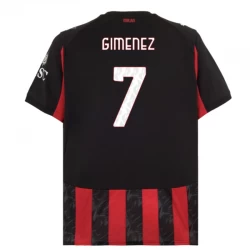 Koszulka Piłkarska AC Milan Gimenez #7 2025-26 Domowa Męska