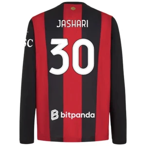 Koszulka Piłkarska AC Milan Jashari #30 2026-27 Domowa Męska Długi Rękaw