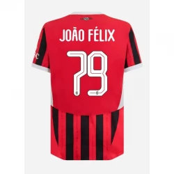 Koszulka Piłkarska AC Milan Joao Felix #79 2024-25 UCL Domowa Męska