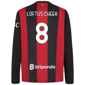 Koszulka Piłkarska AC Milan Loftus Cheek #8 2026-27 Domowa Męska Długi Rękaw