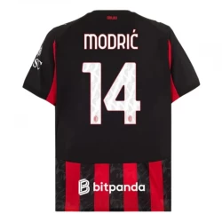 Koszulka Piłkarska AC Milan Modric #14 2025-26 Domowa Męska