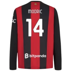 Koszulka Piłkarska AC Milan Modric #14 2026-27 Domowa Męska Długi Rękaw
