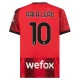 Koszulka Piłkarska AC Milan Rafa Leao #10 2023-24 Domowa Męska